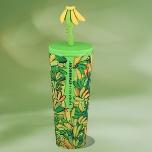 Farm Rio x Starbucks Drink Tumbler 24 oz Tropical Banana New Venti